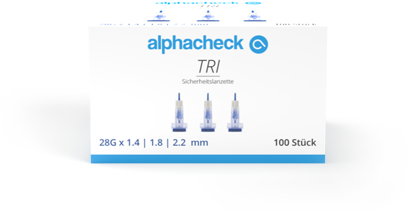 alphacheck TRI Sicherheitslanzette