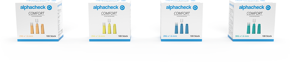 alphacheck comfort Sicherheitslanzetten