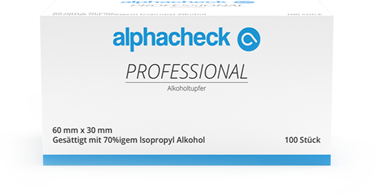 alphacheck professional Alkoholtupfer