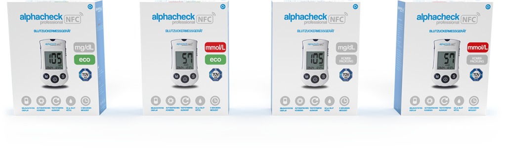 alphacheck professional Blutzuckermessgerät