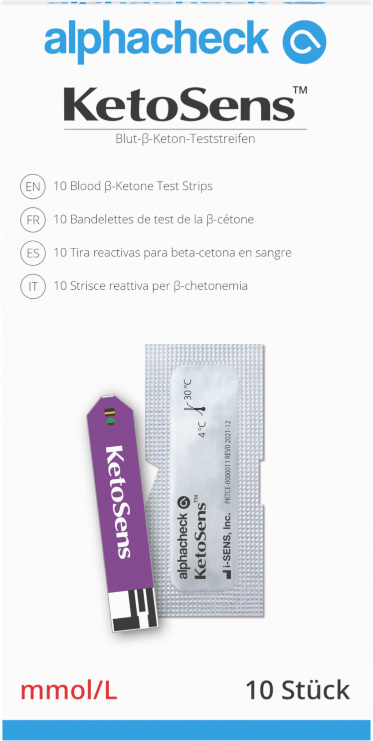 alphacheck KetoSens BlutβKetonTeststreifen alphacheck